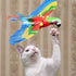 Bird Interactive Electric Cat Toy with Hanging Rope & Flapping Bird, (2 Pack)