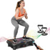Vibration Plate Fitness Platform Exercise Machine Vibrating Lymphatic Drainage Shaking Full Body Shaker Workout Vibrate Stand Shake Board Sport Gym for Weight Loss Fat Burner for Women Men