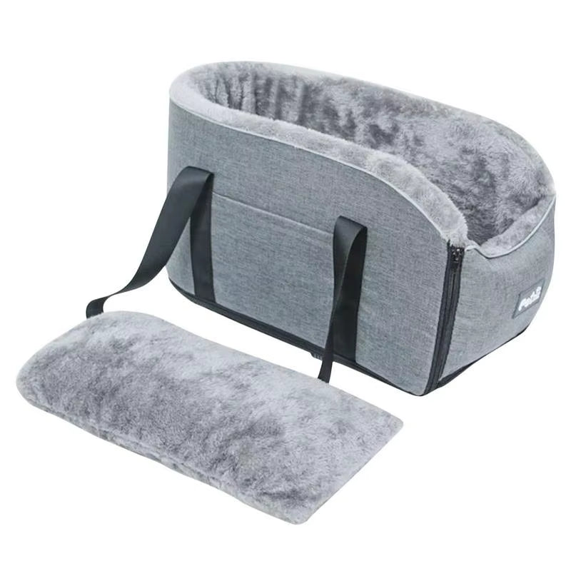 Portable Pet Dog Car Seat Central Control Nonslip Kennel Bed for Dog Cat Travel Accessories Dog Carriers Safety Car Armrest Box
