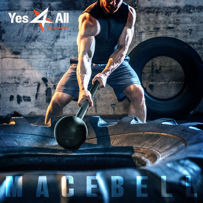 Steel Mace Bell for Strength Training - Support Full Body, Muscles, Shoulder, Grips &amp; Forearms Workouts to Rehabilitation, Stretching 5, 7, 10, 15, 20, 25, 30Lb for Woman &amp; Man