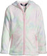 Girls Softest Fleece Hooded Jacket Soft Multi Tie Dye Kids Xxs